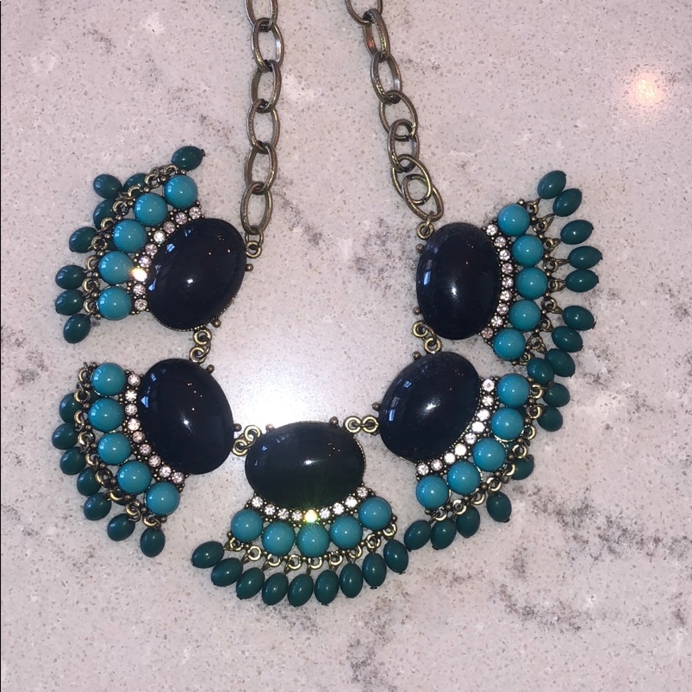 Blue/Turquoise statement necklace